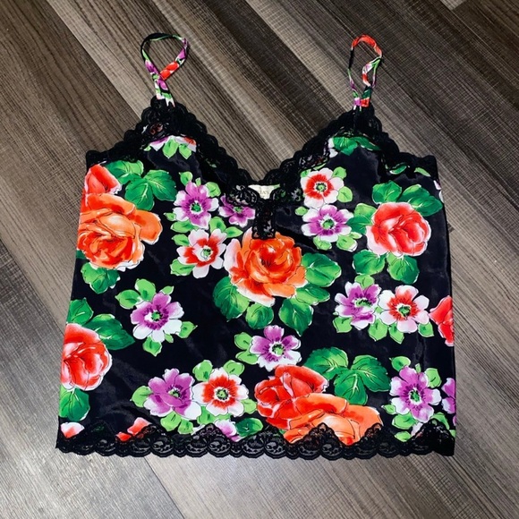 Vs pink floral slip vintage - Picture 4 of 9